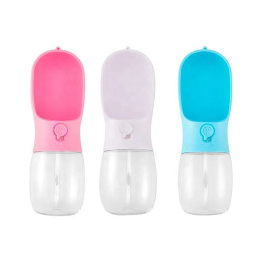 Portable 300ml Eco-Friendly Pet Water Bottle PP Material Dog Feeder with Charging Feature for Traveling Animals Packaged in Box