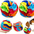 Colourful 10 cm dog snuffle ball