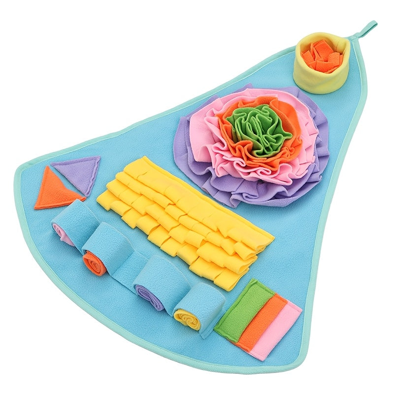 Airplane snuffle mat treat hiding areas